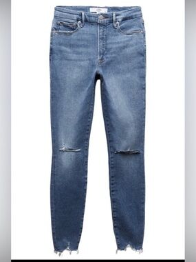 GOOD AMERICAN ZARA JEANS HIGH RISE SKINNY 12/44